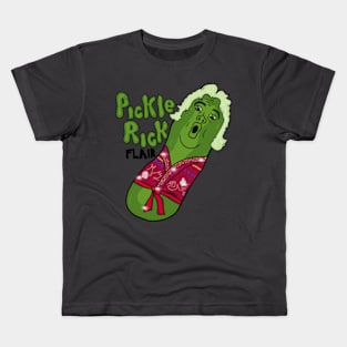 Pickle Rick Flair Kids T-Shirt